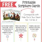 Hide 'em In Your Heart Scripture Cards {Free Printable}   My Joy   Free Printable Bible Verse Cards