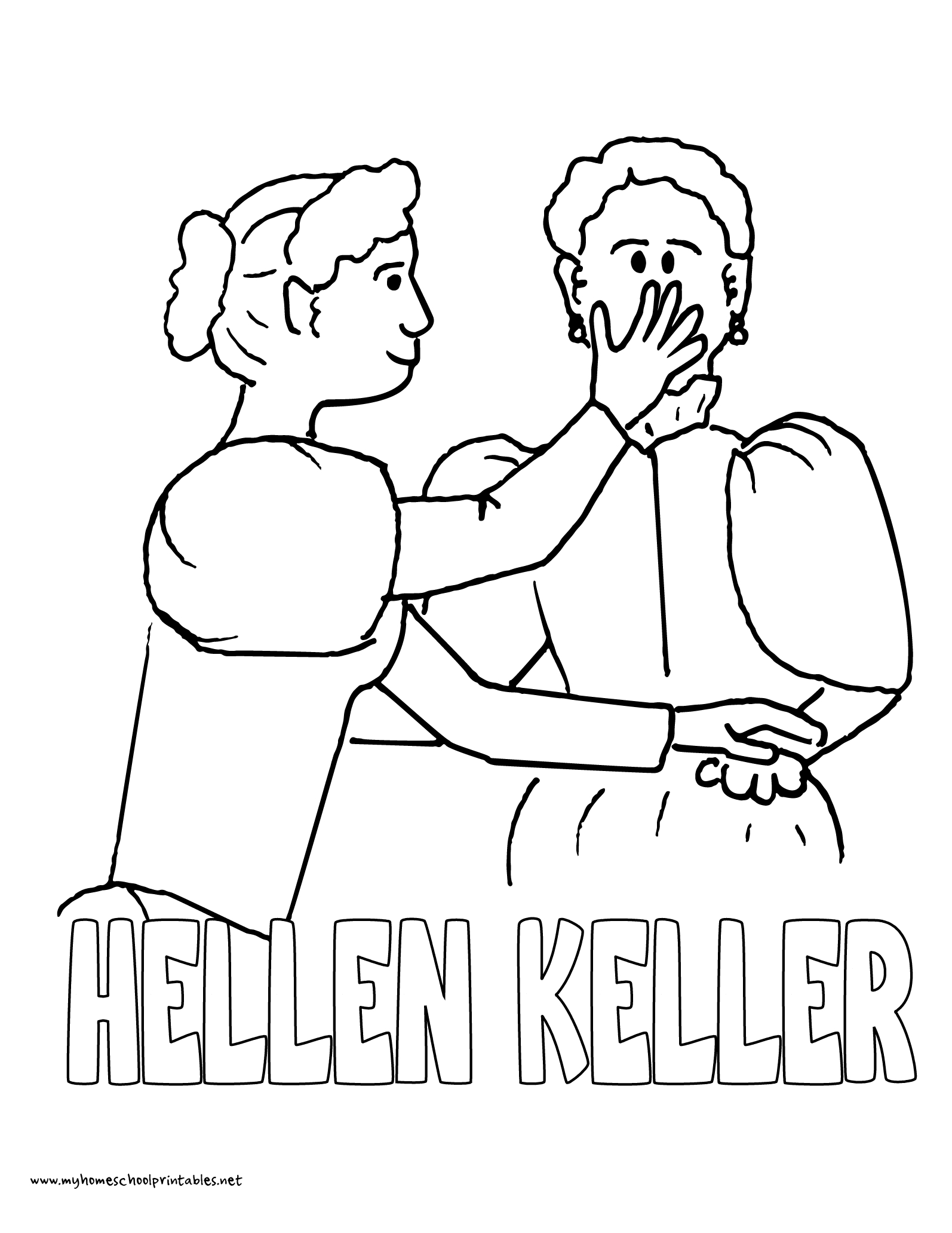 History Coloring Pages – Volume 4 | Mystery Of History 4 | Coloring - Free Printable Pictures Of Helen Keller