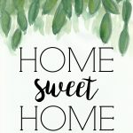 Home Sweet Home   Free Printable!   Miss Homebody   Home Sweet Home Free Printable