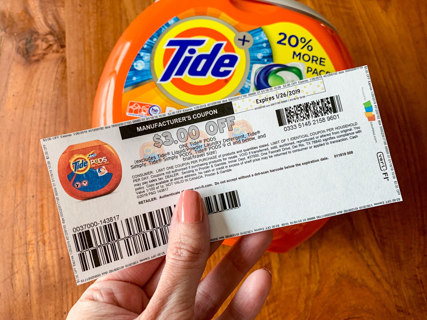 Hot* $3 Off Tide Pods Printable Coupon (Available For 7 Days Only - Tide Coupons Free Printable