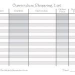 How I Plan My Homeschool Curriculum Shopping List {Printable} | Home   Free Printable Homeschool Curriculum