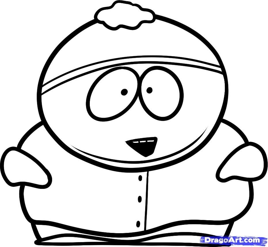 How To Draw Eric Cartman From South Park Step 6 | Make This In 2019 - Free Printable South Park Coloring Pages