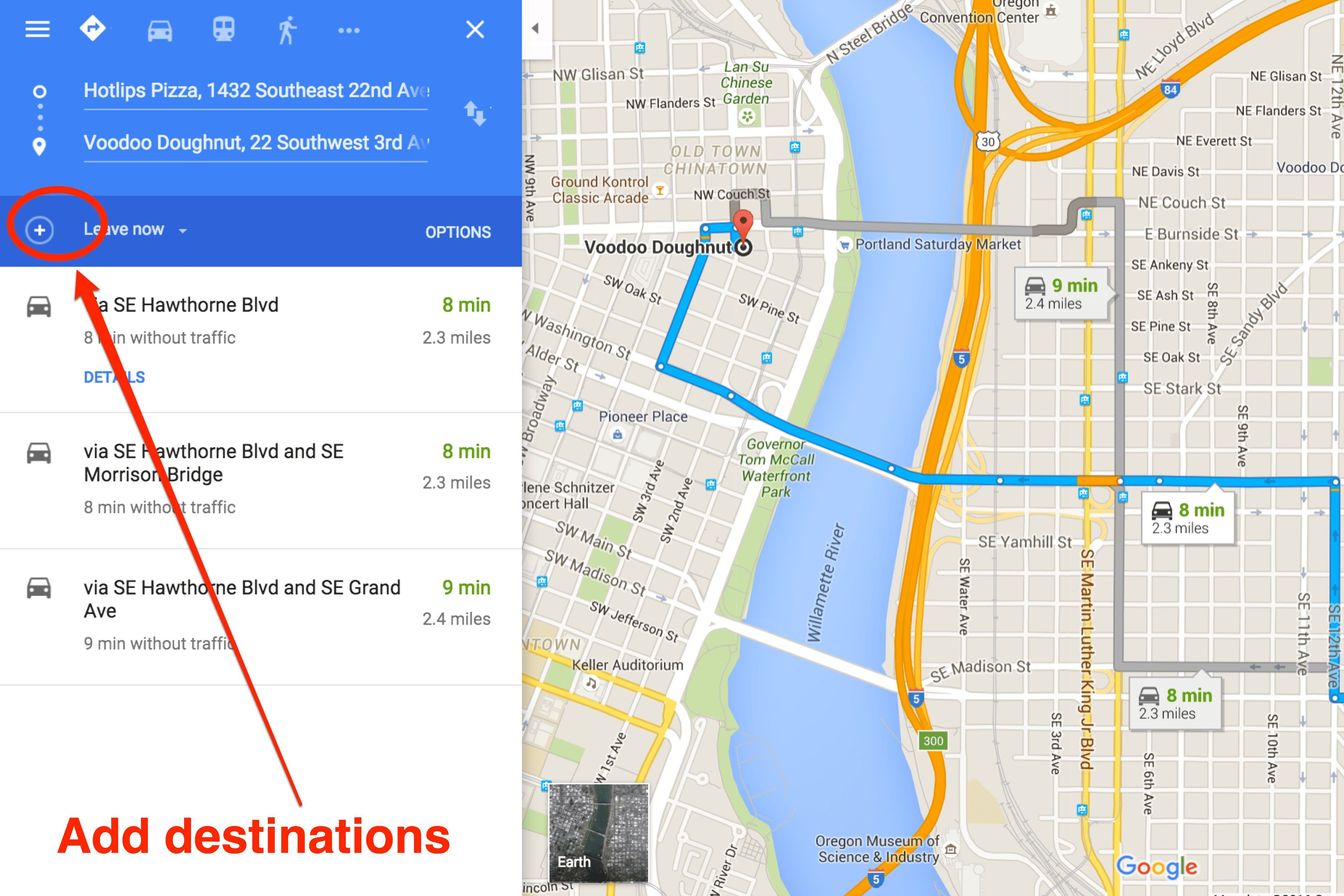 printable driving directions google