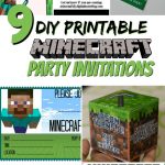 How To Host A (Cheap!) Minecraft Birthday Party (With Printables   Free Printable Minecraft Invitations
