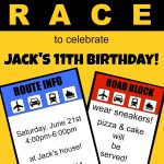 How To Host An "amazing Race" Birthday Party At Home! | Ideas For My   Free Printable Amazing Race Invitations