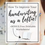 How To Improve Handwriting Skills For Adults That Are Left Handed   Free Printable Left Handed Worksheets