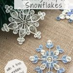 How To Make Quilling Paper Snowflakes | Paper | Paper Quilling   Free Printable Quilling Patterns Designs