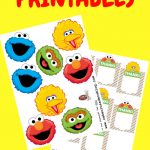 How To Make Sesame Street Party Favour Box Decorations | Sesame   Free Printable Sesame Street Cupcake Toppers