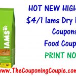 Huge Reset Iams Dry Dog Food Coupon ~ $4/1 Print Now!   Free Printable Scoop Away Coupons