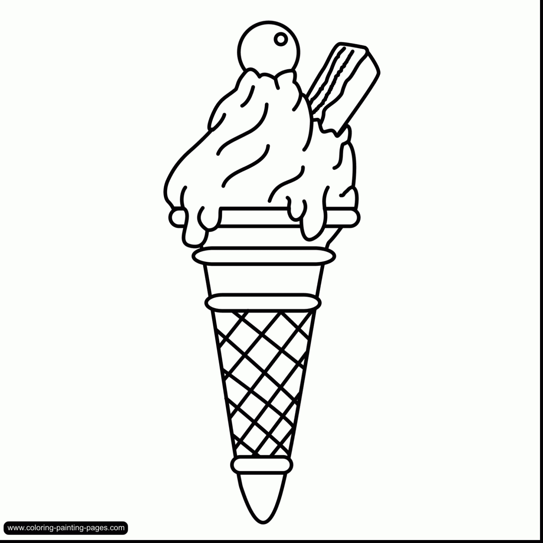Ice Cream Scoops Template | Free Download Best Ice Cream Scoops - Ice Cream Cone Template Free Printable