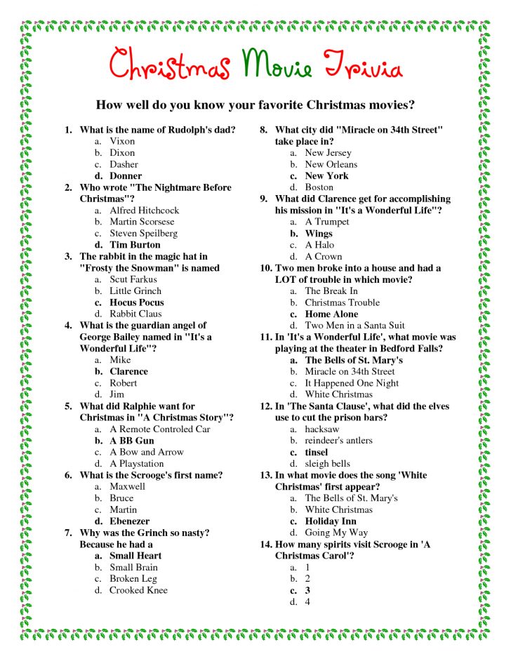 Free Bible Questions And Answers Printable