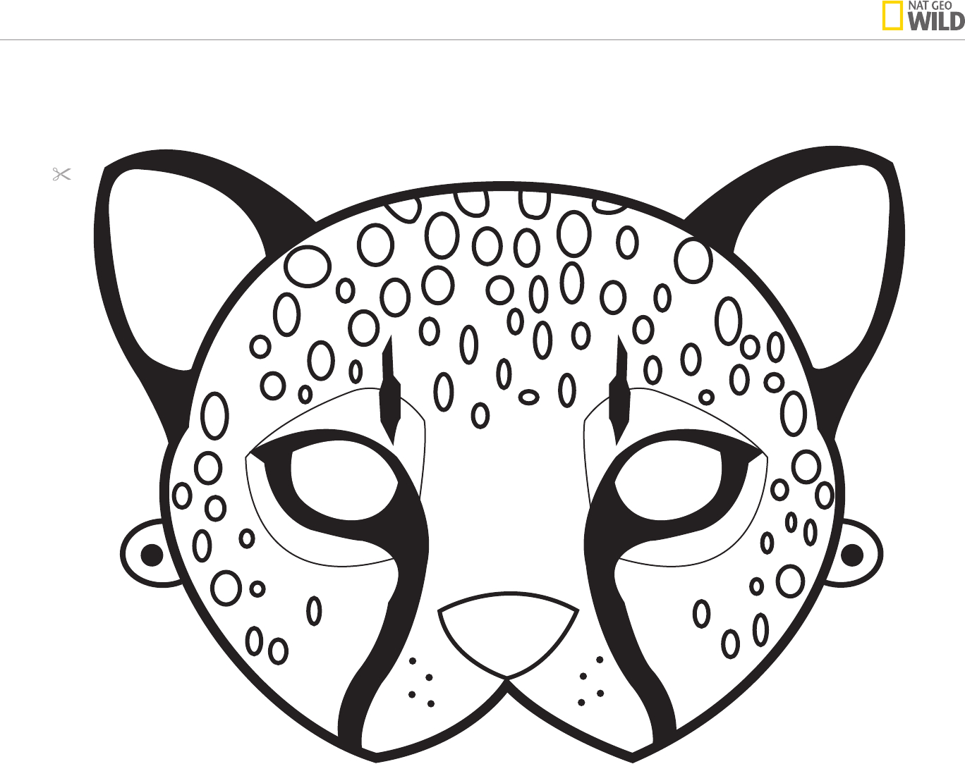 Ideas For A Natural African Safari Theme Party | Cheetah Birthday - Animal Face Masks Printable Free