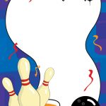 Ideas: Outstanding Bowling Invitations For Your Charming Party   Free Printable Bowling Birthday Party Invitations