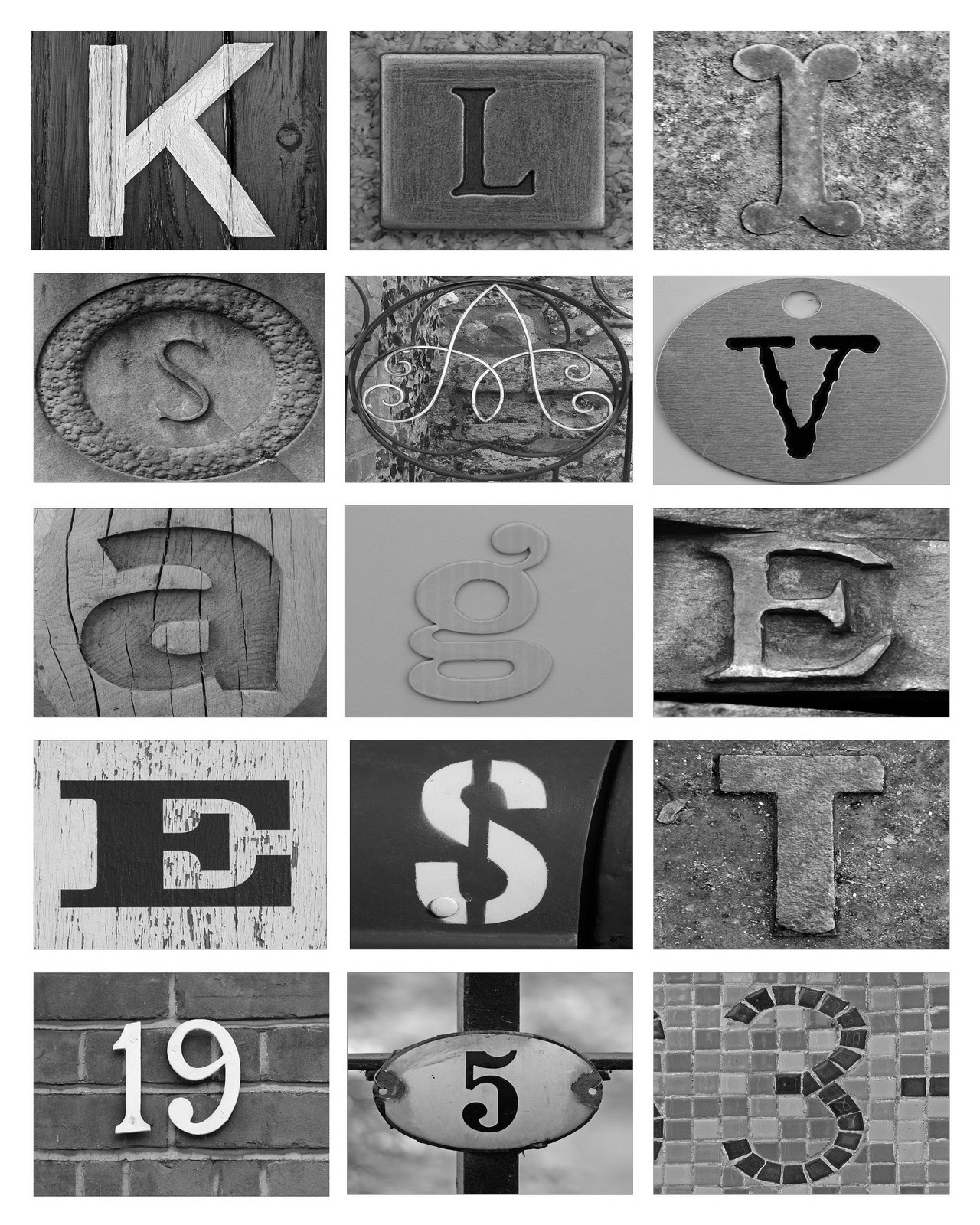 In This Crazy Life: Diy Letter Art On The Cheap! - Free Printable Alphabet Photography Letters