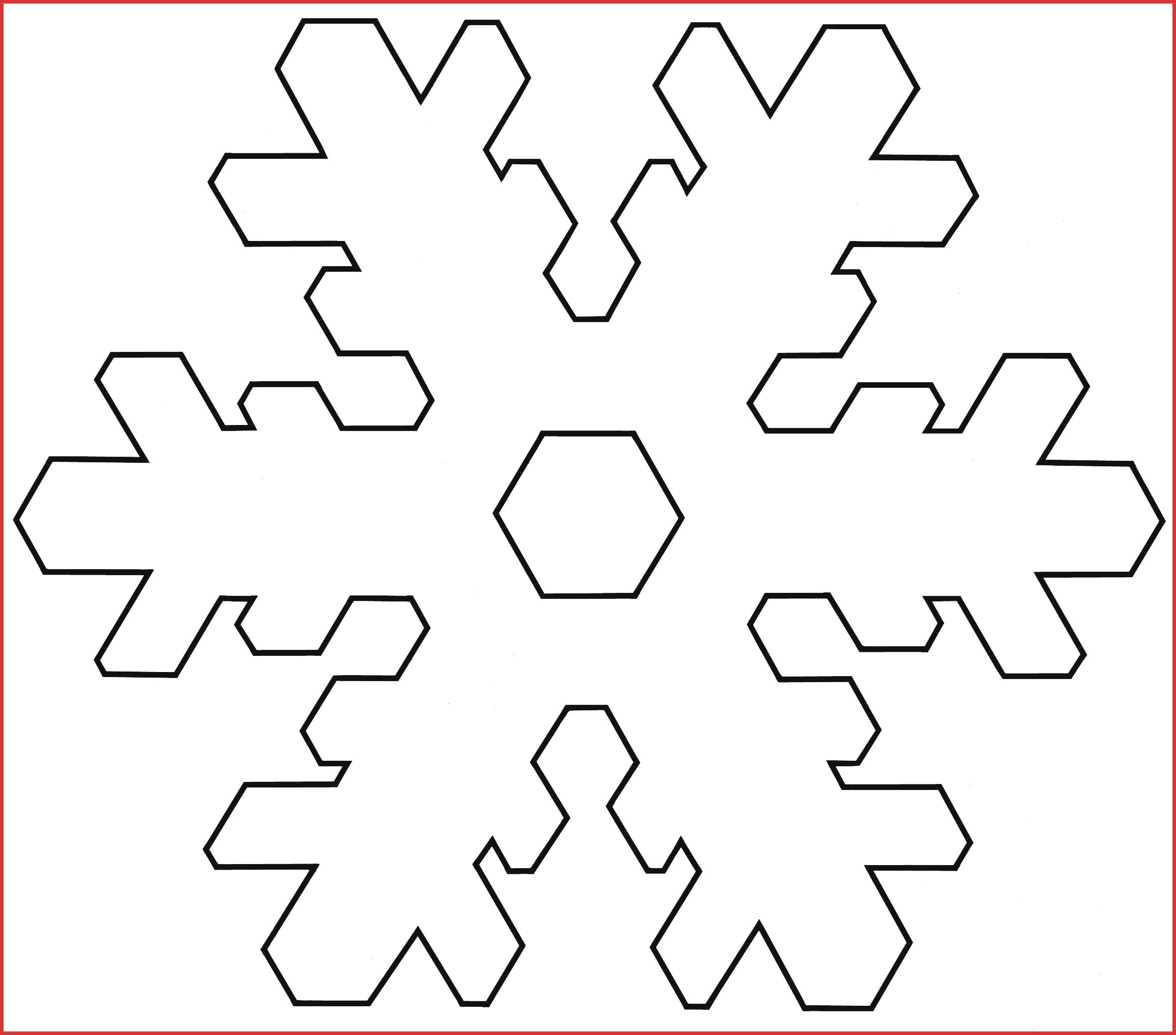 Inspirational Printable Snowflakes | Cobble Usa - Snowflake Template Free Printable