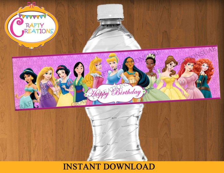 Free Printable Disney Cars Water Bottle Labels