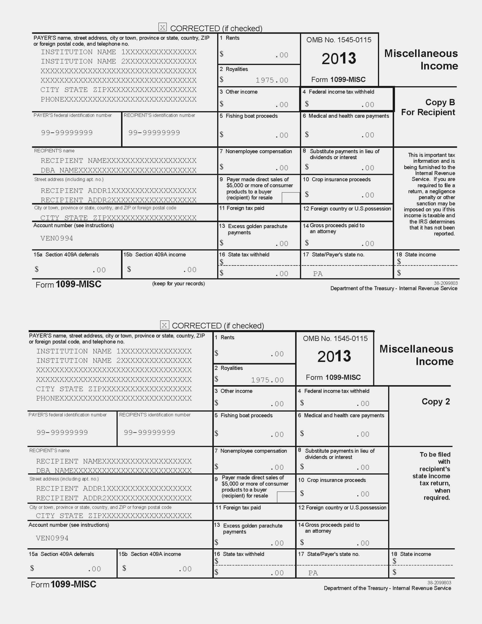 Irs Form 11 11 Gallery – Free Form Design Examples – Printable 1099 - Free 1099 Form 2013 Printable