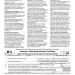 Irs W 4 Federal Tax Form 2018   2019   Printable & Fillable Online   Free Printable W 4 Form