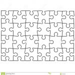 Jigsaw Puzzle Design Template | Free Puzzle Templates 1300.1390   Jigsaw Puzzle Maker Free Printable
