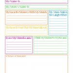 Joyously Domestic: Free Mother's Day Questionnaire Printable   Free Printable Mother&#039;s Day Questionnaire