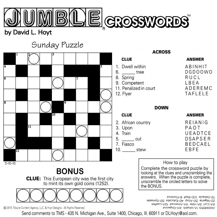Free Printable Word Jumble Puzzles For Adults