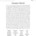 Jurassic World Word Search   Wordmint   Free Printable Dinosaur Word Search