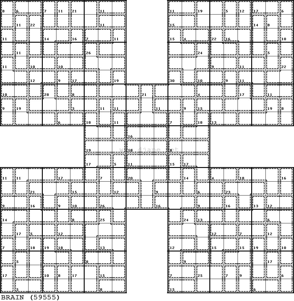 Killer Samurai Sudoku | Puzzles | Samurai, Puzzle, Games - Killer Sudoku Free Printable