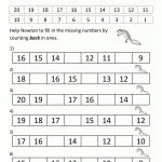 Kindergarten Counting Worksheets   Sequencing To 25   Free Printable Counting Worksheets 1 20