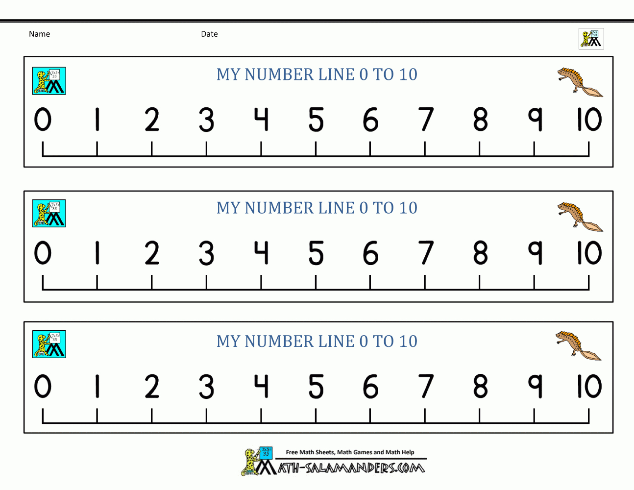 Help Students Understand Negative Numbersusing This Handy Fill Free Printable Number Line For
