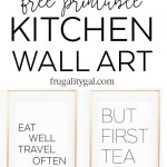 Kitchen Wall Art   8X10" Set Of Six Prints   Free Printable   Free Printable Wall Art Prints