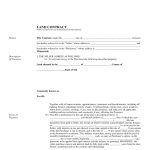 Land Contract Form   5 Free Templates In Pdf, Word, Excel Download   Free Printable Land Contract Forms