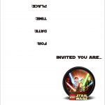 Lego Star Wars Free Printable Birthday Party Invitation Personalized   Star Wars Invitations Free Printable