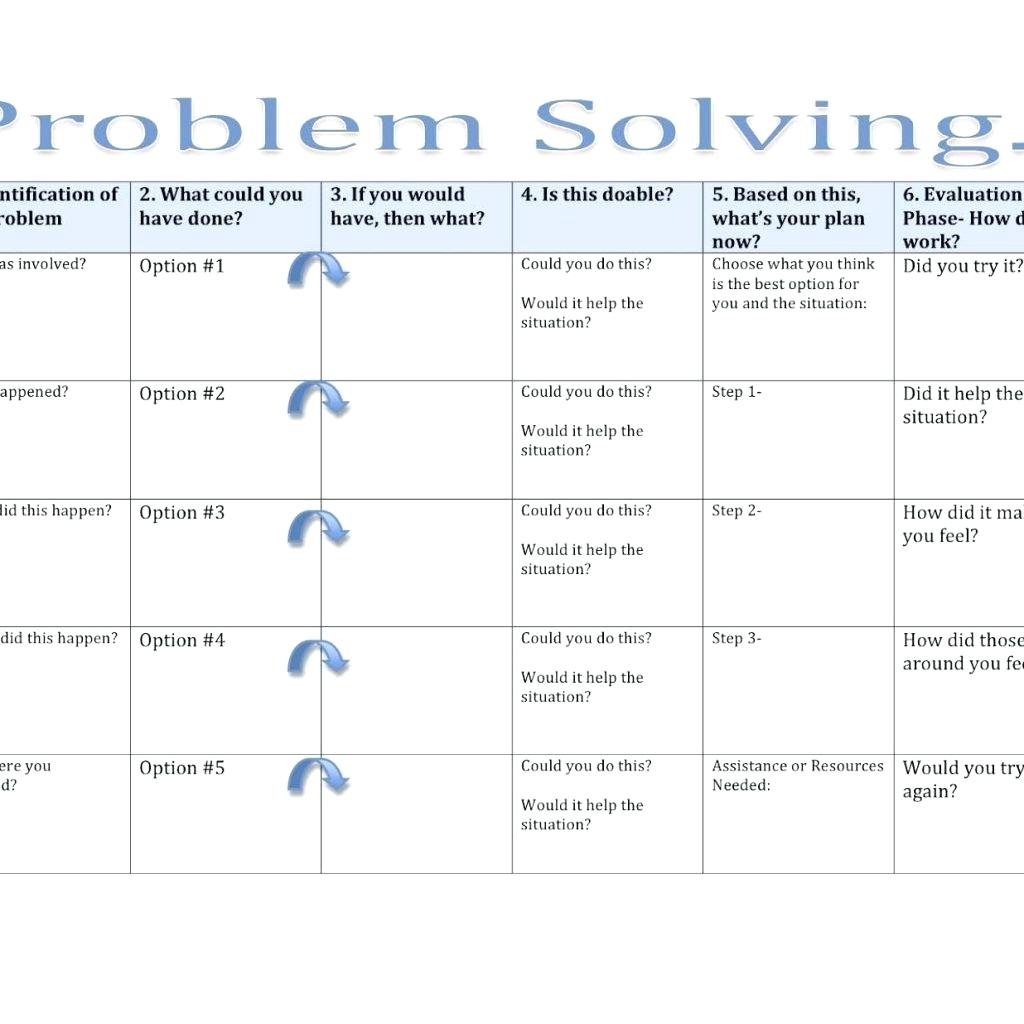 Free Printable Life Skills Worksheets For Adults Free Printable