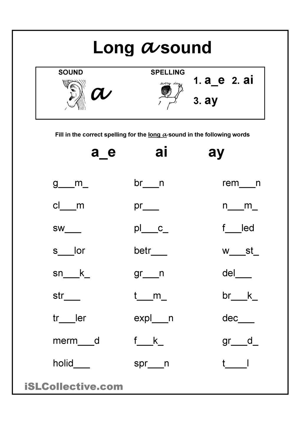 2nd Grade Phonics Free Printables Printable Templates