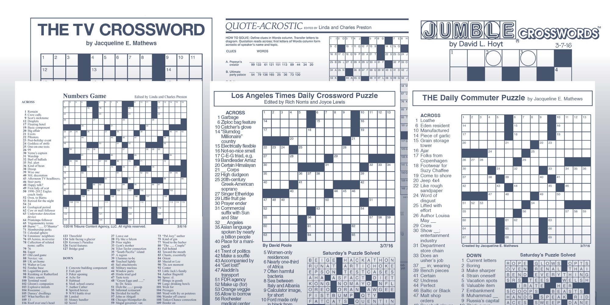 Printable La Times Crossword Puzzle Customize and Print