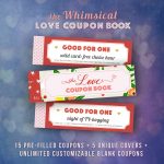 Love Coupons Book For Him Valentines Day Gift Ideas Husband | Etsy   Free Printable Coupon Book For Boyfriend