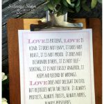 Love Is Free Printable   Salvage Sister And Mister   Love Is Patient Free Printable
