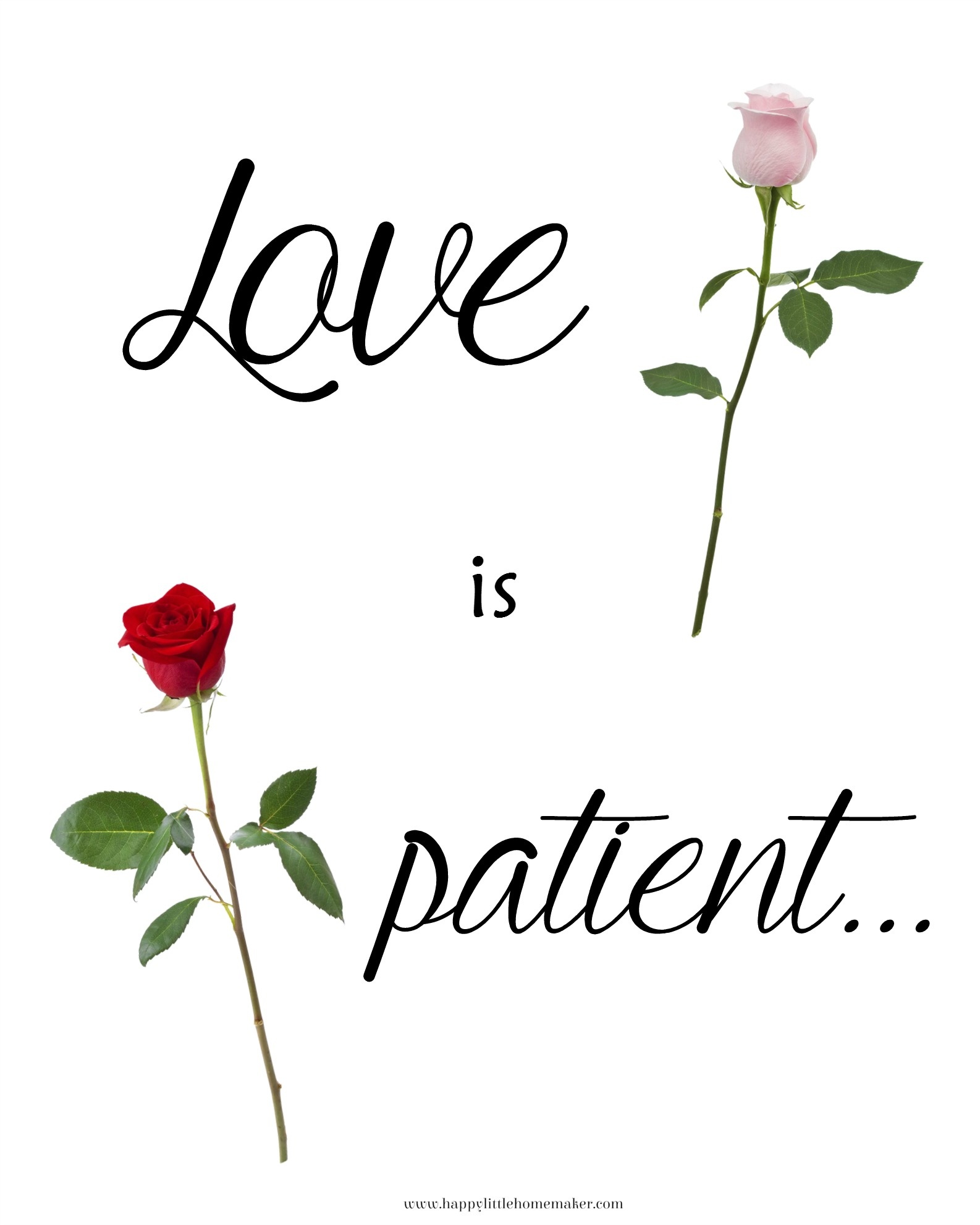 Love Is Patient Free Printable Free Printable