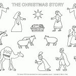 Lucypaintbox Org Uk Has A Lovely Nativity Scene That Also Stands Up   Free Printable Christmas Story Coloring Pages