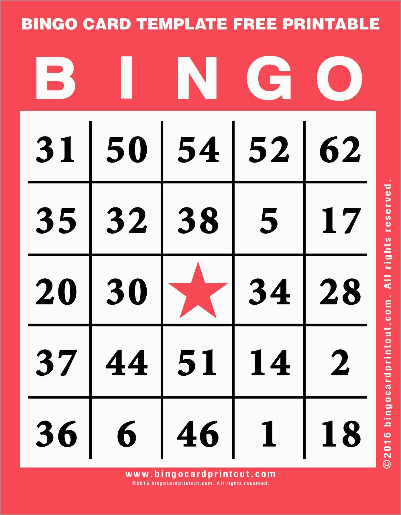 Free Printable Bingo Cards 1 75 Free Printable