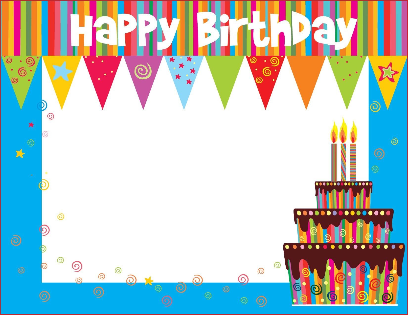 Make A Printable Birthday Card Free Printable Birthday Cards For - Free Printable Birthday Cards For Kids