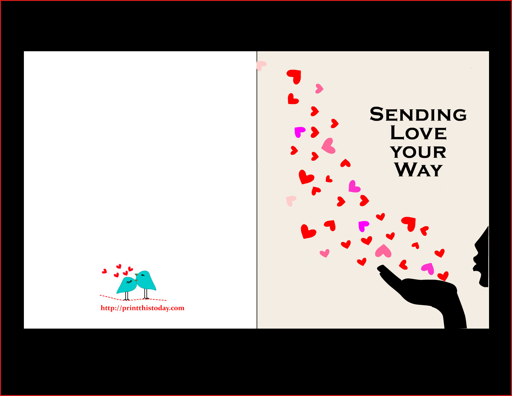 Make A Printable Birthday Card Happy Birthday Card Free Printable - Free Printable Love Greeting Cards