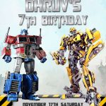 Make Your Design Here | Transformer Party In 2019 | Birthday   Transformers Party Invitations Free Printable