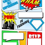 Make Your Own Comic Book Printable | Superhero Comic Book Party   Make Your Own Birthday Party Invitations Free Printable