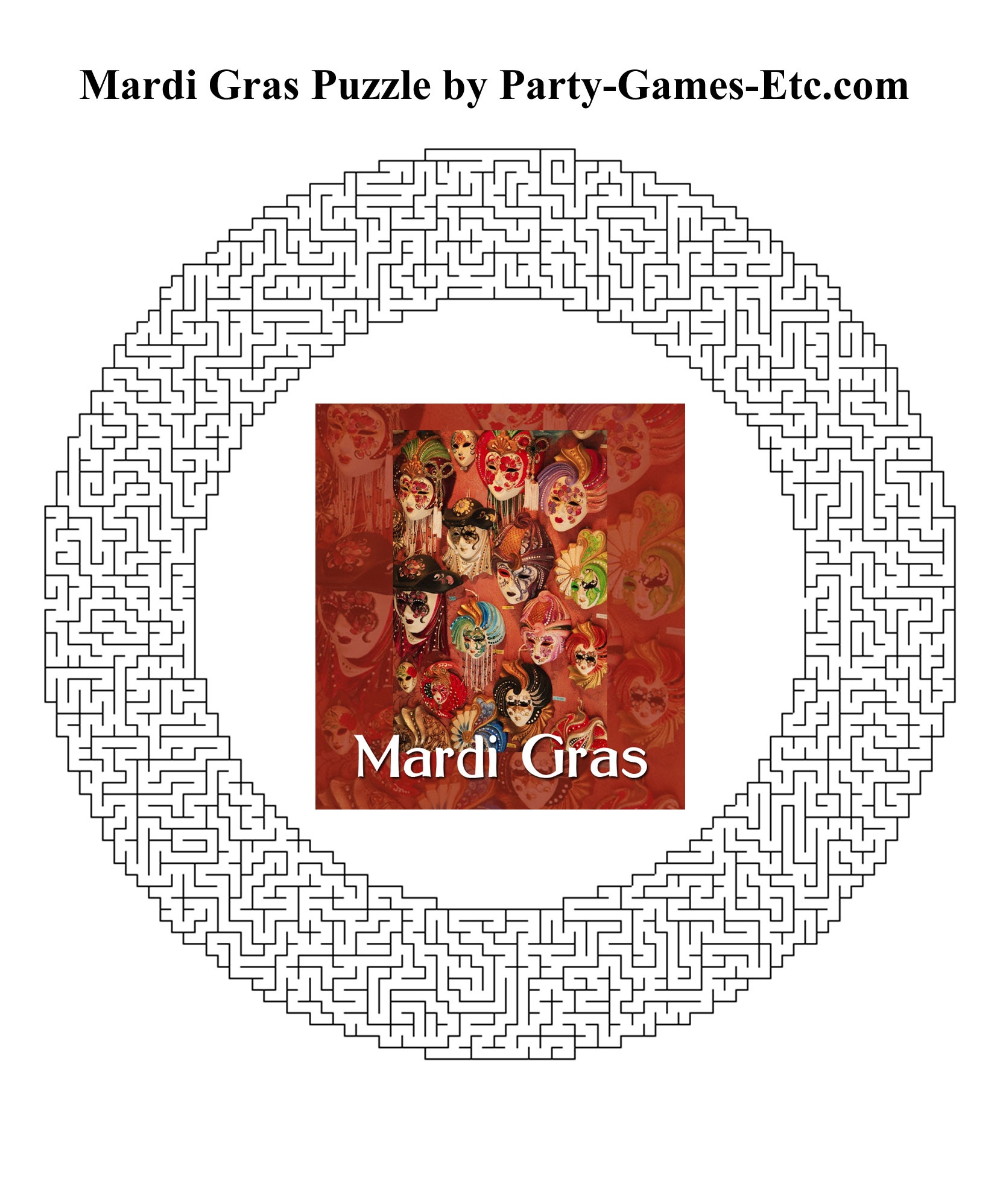 Mardi Gras Party Games, Free Printable Games And Activities For A - Free Printable Mardi Gras Games