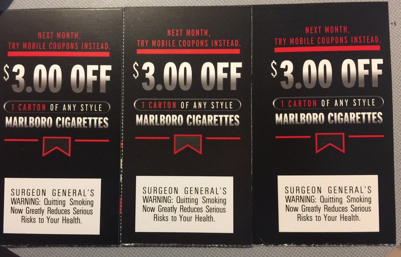 Marlboro Cigarette Coupons (#142982483313) - Gift Cards &amp;amp; Coupons - Free Printable Cigarette Coupons