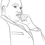 Martin Luther King, Jr. Coloring Page | Free Printable Coloring Pages   Martin Luther King Free Printable Coloring Pages