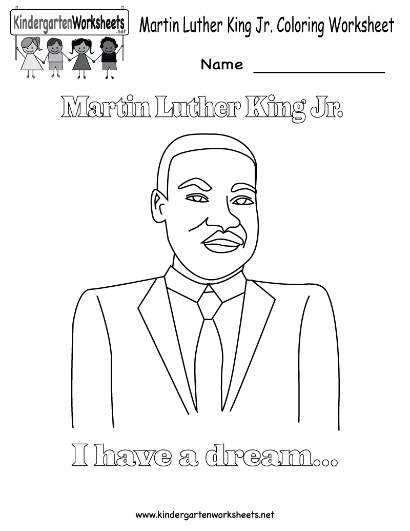 Martin Luther King Jr Coloring Pages | Martin Luther King Coloring - Martin Luther King Free Printable Coloring Pages