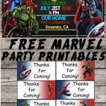 Marvel | Avengers | Birthday Party Printable Files | Invitations   Avengers Party Invitations Printable Free