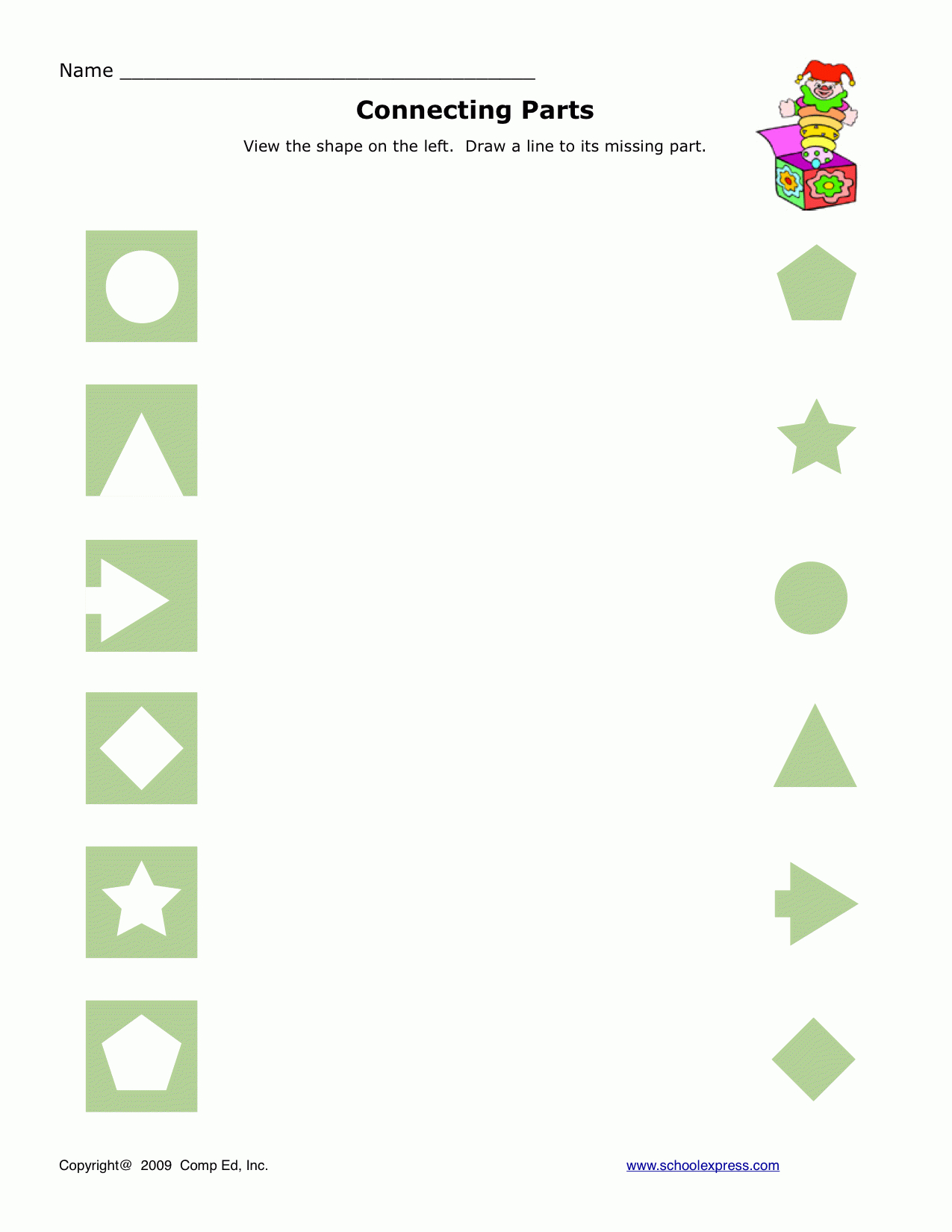 Matching - Free Printables For Visual Perceptual Skills, Just Tap - Free Printable Form Constancy Worksheets